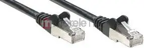 Kabllo patchcord Intellinet Network Solutions Cat.6, U/UTP, 2m, e zezë