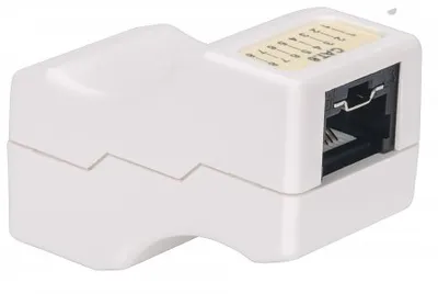 Adapter rrjeti Intellinet Network Solutions 790727, Cat6, me bllokues, i bardhë - 2