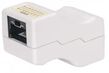Adapter rrjeti Intellinet Network Solutions 790727, Cat6, me bllokues, i bardhë