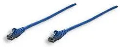 Kabllo rrjeti Intellinet Cat6 UTP, 0.3m, snagless, blu