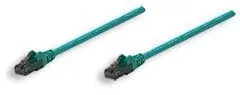Kabllo rrjeti Intellinet Cat6 UTP, 0.3 m, snagless, jeshil - 1