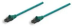 Kabllo rrjeti Intellinet Cat6 UTP, 0.3 m, snagless, jeshil