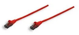 Kabllo rrjeti Intellinet Cat6 UTP, 0.3 m, snagless, e kuqe - 2