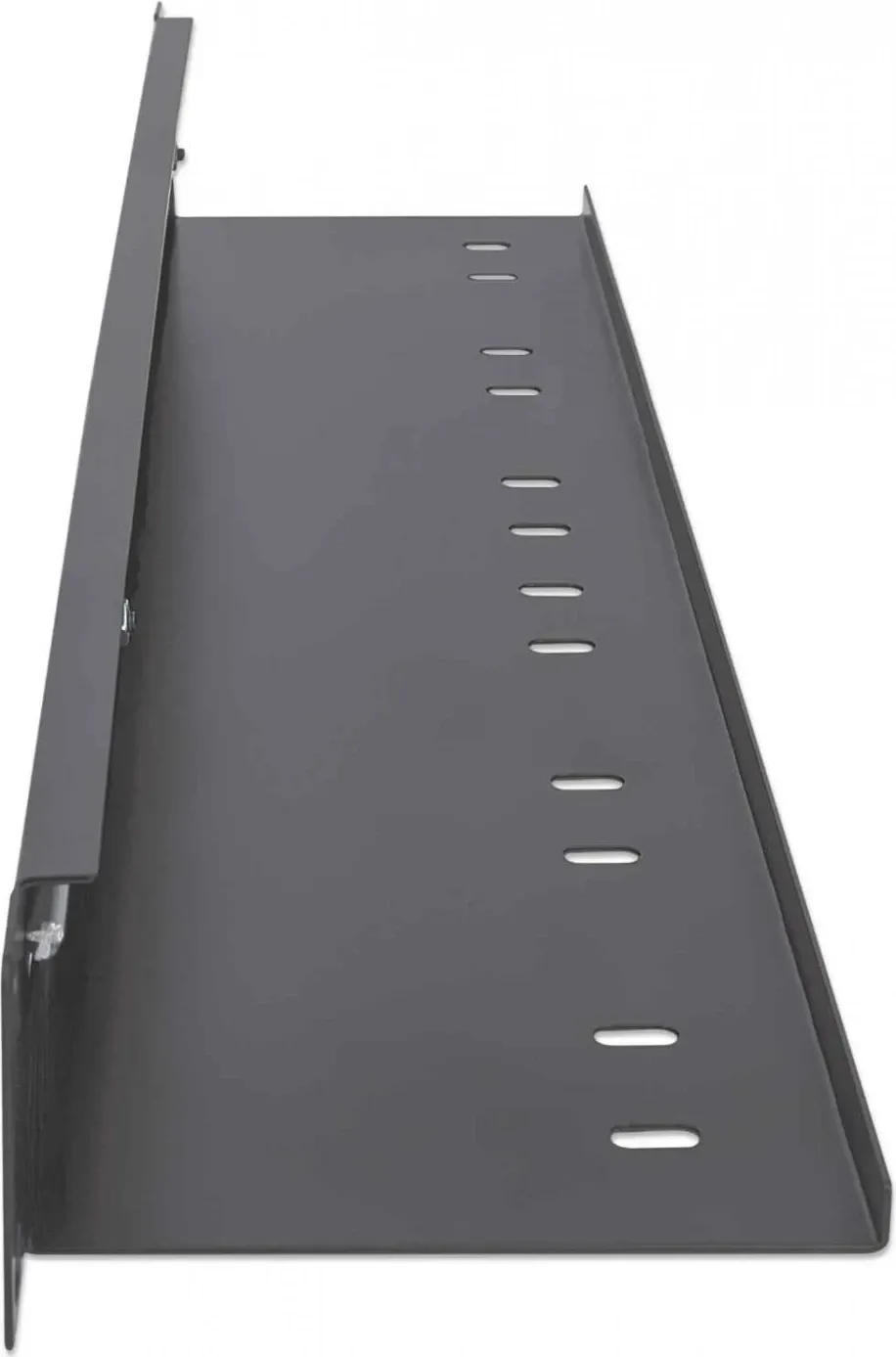 Panel kabllor Intellinet 1U 19", set 2 copë, me brushë dhe tabaka, i zi - 3