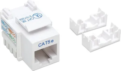 Konektor Intellinet 210355, RJ45 UTP Cat5e, Punch-Down, bardhë - 1
