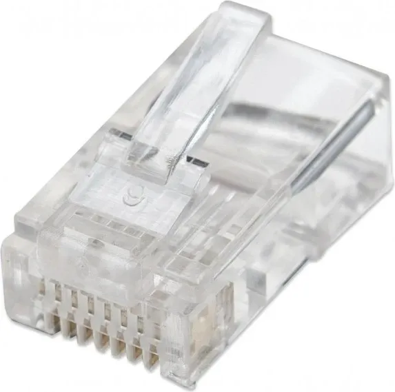 Konektorë RJ45 Cat5e Intellinet, transparent - 2