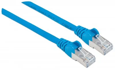 Kabllo rrjeti Intellinet Patchcord Cat6A SFTP, 0.5m, 10Gbps, blu - 2