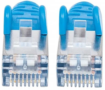 Kabllo rrjeti Intellinet Patchcord Cat6A SFTP, 0.5m, 10Gbps, blu - 3