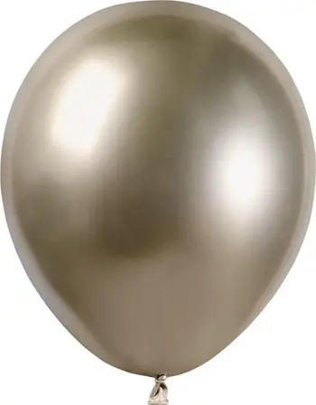 Balona GoDan Shiny Ge.Ma.R, 13cm, set 100 copë, ngjyrë shampanjë