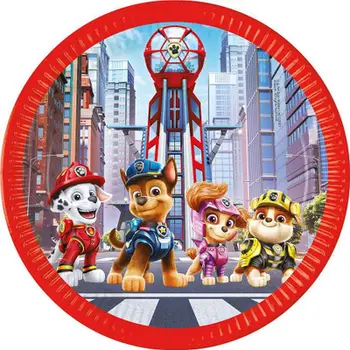 Pjata letre GoDan Paw Patrol The Movie, 23cm, set 8 copë, shumëngjyrëshe