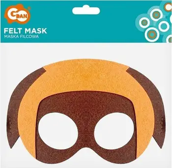 Maskë filci GoDan Dog Patrol Rescuer, 19x12cm, multingjyrëshe