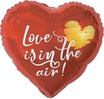 Balon folie GoDan Love Is In The Air, 46cm, shumëngjyrësh