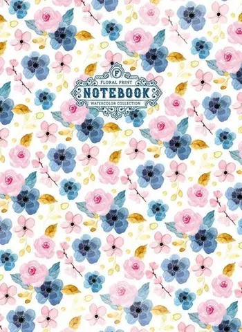 Fletore Fresh Decorative Flowers, 64 faqe me viza, blu