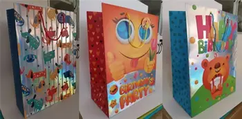 Qese dekorative Fresh Gilded XL, për dhurata, e artë