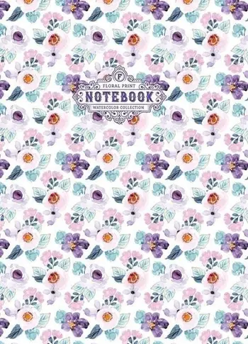 Fletore dekorative Fresh TW Flowers, 145x197mm, 64 faqe, me lule