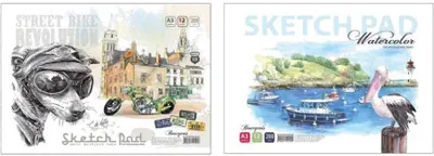 Fletë skicash Fresh, A3, e bardhë - 1