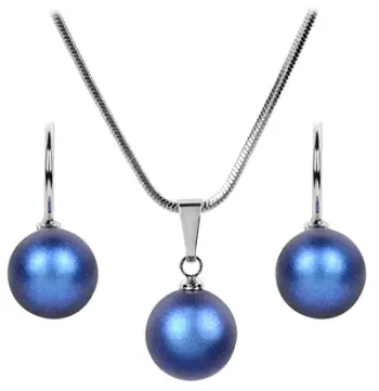 Set Levien Pearl Iridescent Dark Blue