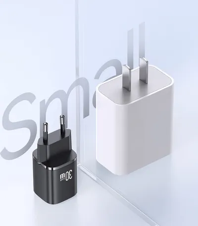 Karikues rrjeti Usams CC251, 30W GaN, USB C Fast Charging, i zi - 5