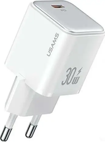 Karikues muri USAMS X-Ron Series US-CC186, USB-C PD 3.0, 30W, i bardhë
