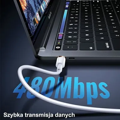Kabllo Usb Usamus, 1.2m, e zezë - 6
