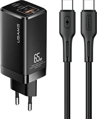 Karikues USAMS, USB-C, 3 A, i zi - 1