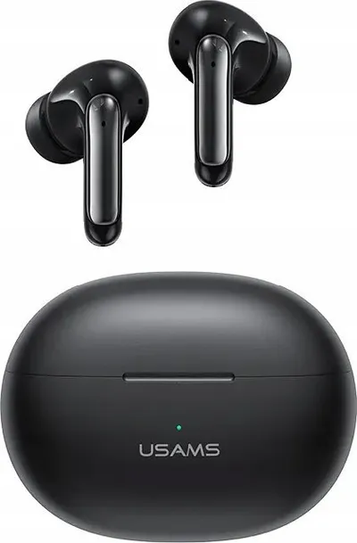 Kufje Bluetooth Usams US-XD19, true wireless, 30 orë, të zeza - 2