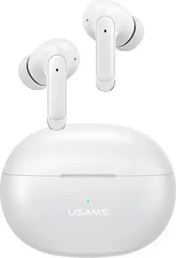 Kufje wireless Usams US-XD19, Bluetooth 5.3, Power Bank, të bardha