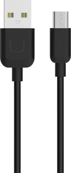 Kabllo USB Usams U-Turn US-SJ098, USB-A në microUSB, 1 m, e zezë