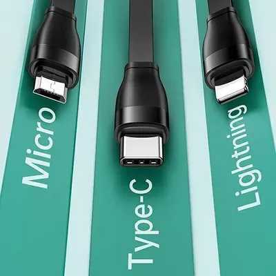 Kabllo USB Usams Usa001135, USB A në Lightning, 1 m, jeshile - 2