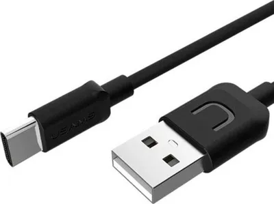 Kabllo USAMS U-Turn, USB-A në USB-C, 2A, 1m, e zezë - 2