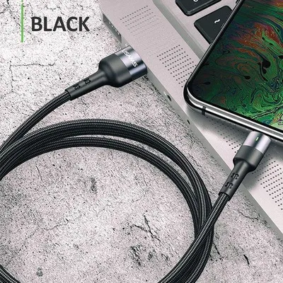 Kabllo Usams USB U26 lightning, 1m, 2A Fast Charging, e zezë SJ311USB01 - 2