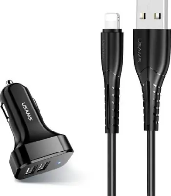 Karikues Usams C13 2x USB-A 2.1 A (NTU35LC13TZ), i zi