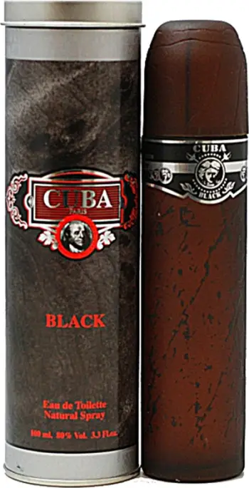 Eau de Toilette Cuba Black, 100 ml