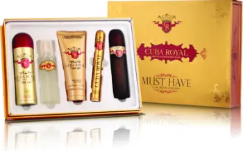 Set Eau de Toilette për meshkuj Cuba Original Royal Must Have, 100ml+35ml+200ml+200ml+100ml