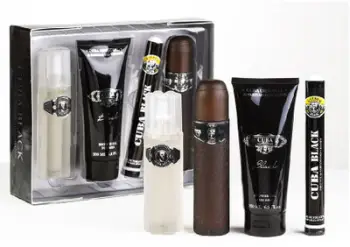 Set kozmetik për meshkuj Cuba Original Black Eau de Toilette 100ml + 35ml, shower gel 200ml, aftershave 100ml