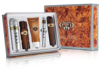 Set për meshkuj Cuba Gold, EDt 100 ml + EDT 35 ml + krem pas rroje 100 ml + xhel dushi 200 ml + deodorant sprej 200 ml