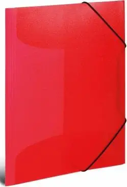Dosje Polypropylene Herma 19516, elastike, e kuqe