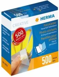 Fleta ngjitëse për foto Herma, 500 copë
