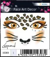 Ngjitëse për fytyrë Herma Leopard