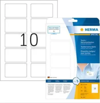 Letër printimi me etiketa HERMA 4514, A4, 80 × 50 mm, vetë-ngjitëse të heqshme, të bardha