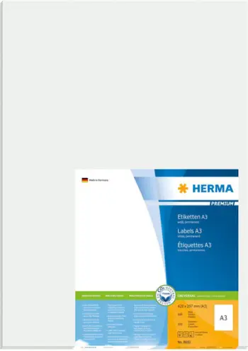 Etiketa Herma Premium (8692), A3, 100 copë