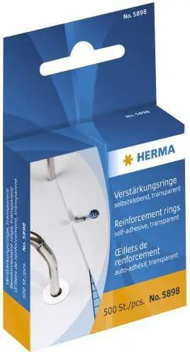 Etiketa vetë-ngjitëse Herma 500x, transparente 5898