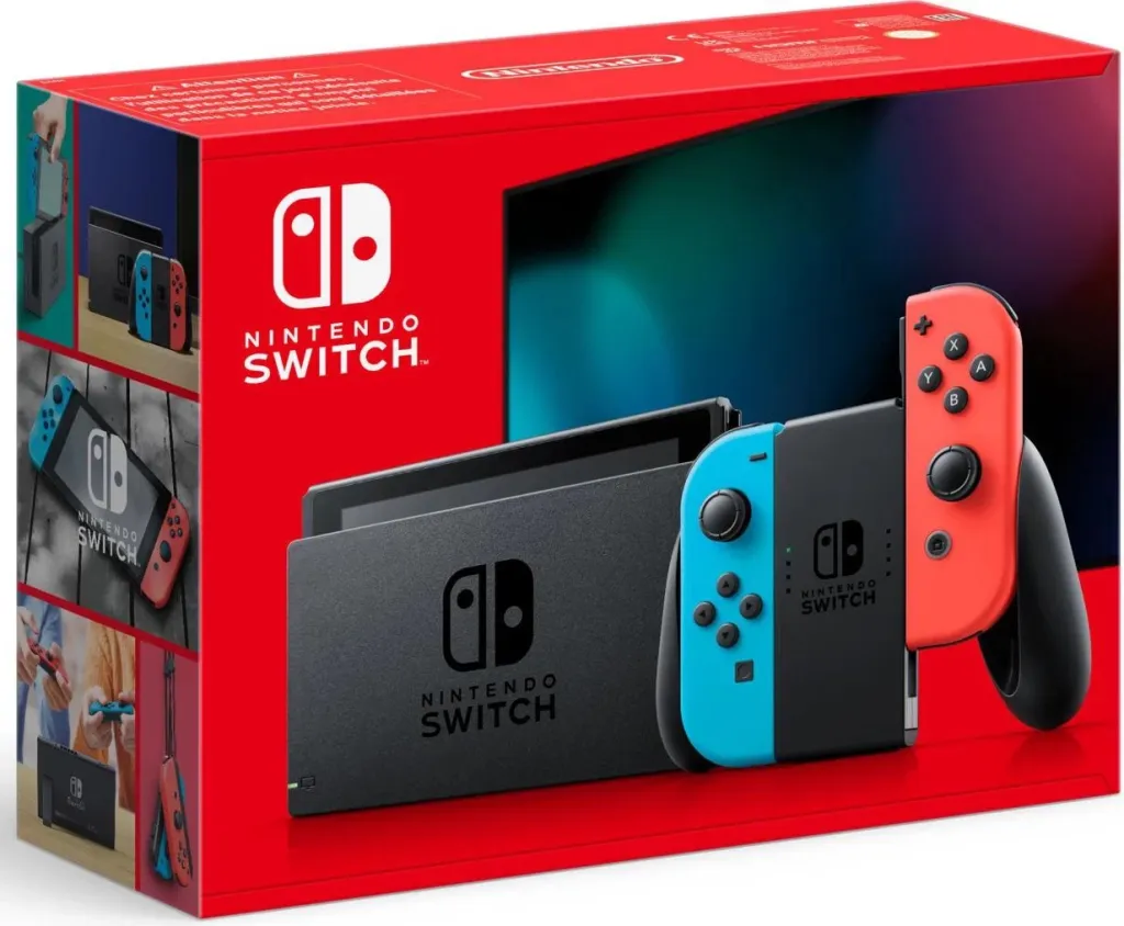 Konzolë Nintendo Switch V2, e kuqe/ kaltër - 1