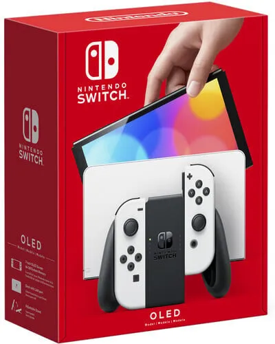 Konzolë Nintendo Switch (OLED), e bardhë - 1