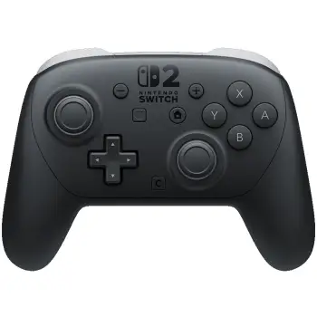 Gamepad Nintendo Switch 2 Pro, wireless, 40 orë bateri, i zi