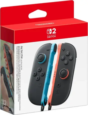 Kontrollues Nintendo Joy-Con 2 (L)/(R), Wireless, 500 mAh, Light Blue/Light Red