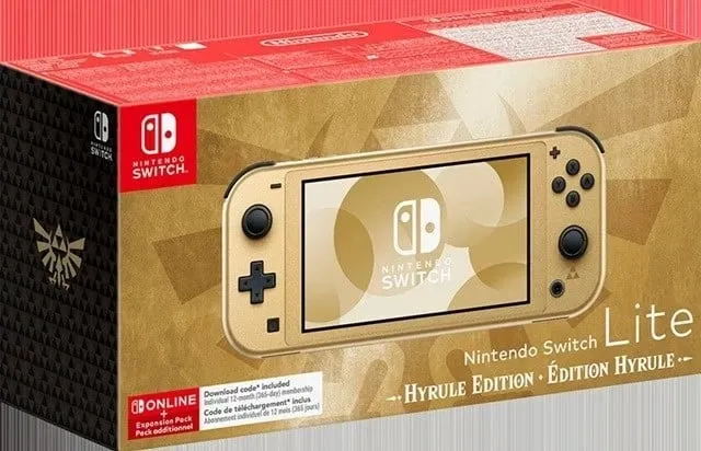 Konzolë portabile Nintendo Switch Lite Hyrule Edition, 5.5", 32 GB, Gold - 1