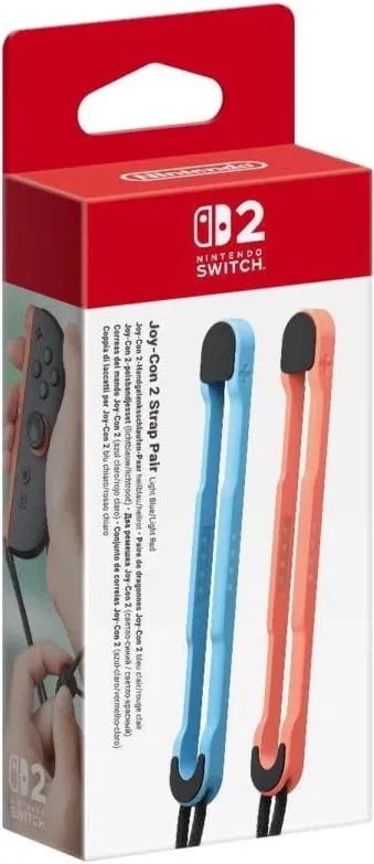 Rripa Joy-Con 2 Nintendo Switch 2, palë, kaltër e lehtë / kuqe e lehtë - 2