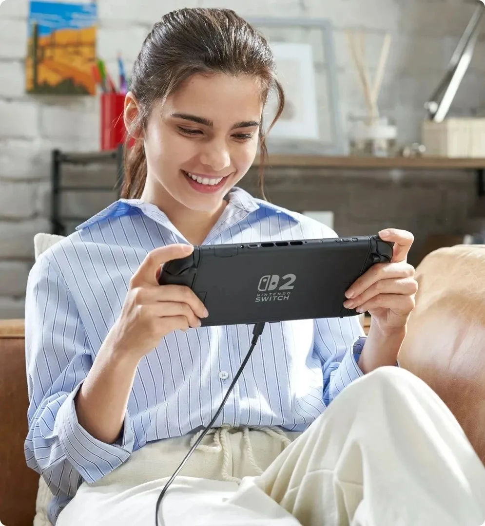 Konzolë portabile lojërash Nintendo Switch 2, 256 GB, 7.9 inç, E zezë - 10