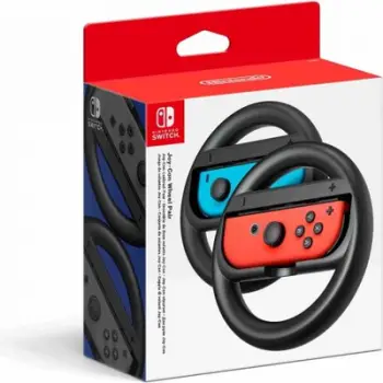 Aksesor timoni Nintendo Switch Joy-Con Wheel Pair, set me 2 copë, i zi